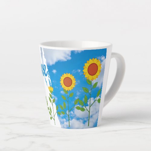 Evolve Sunflower Latte Mug