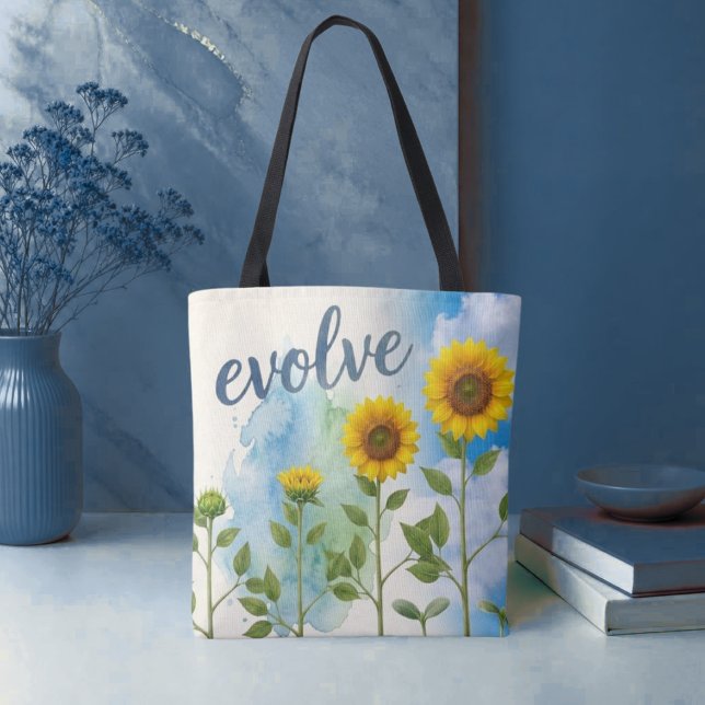 Evolve Sunflower  Tote Bag (Creator Uploaded)