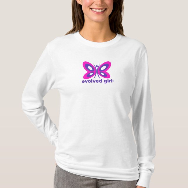 Evolved Girl Long Sleeve Shirt (Front)