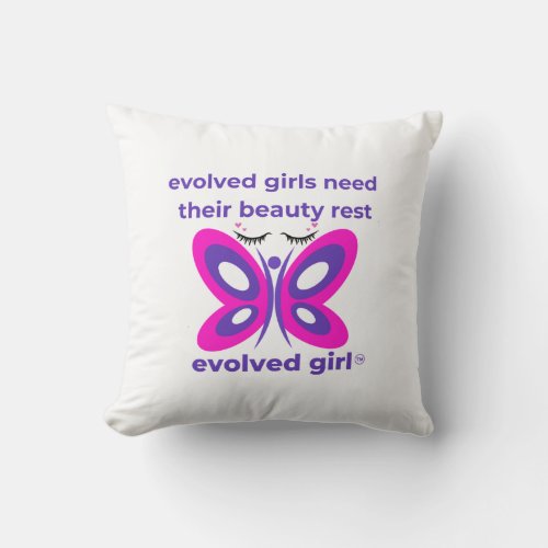 Evolved Girl Pillow