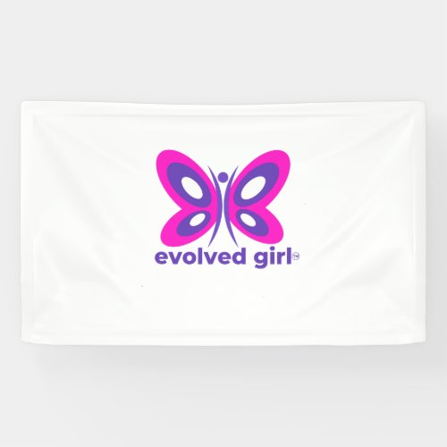 Evolved Girl Vinyl Banner