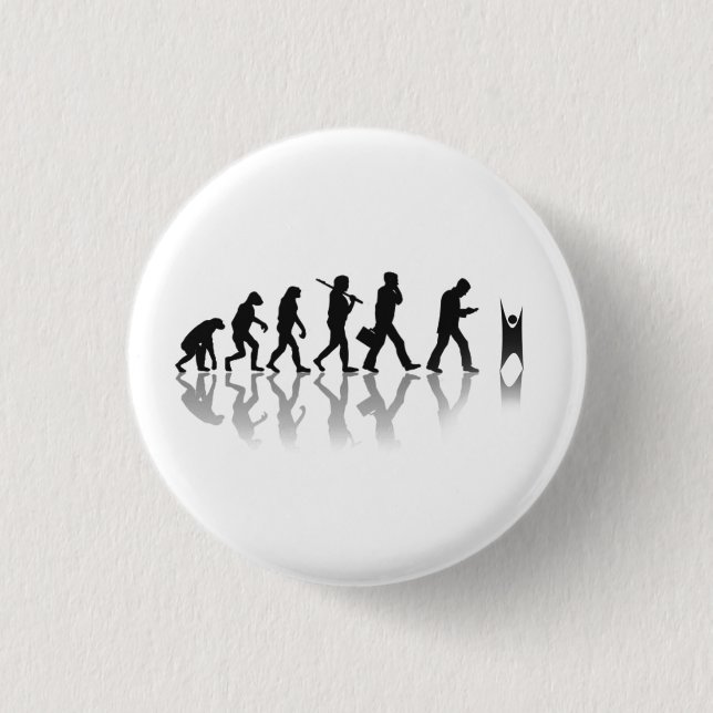 Evolved Humanist Button (Front)