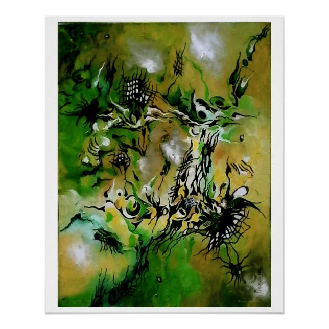 "Evolving Element of Life",  Glossy Poster (Front)