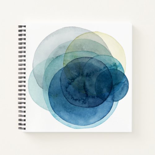 Evolving Planets _ Watercolor Circles Notebook