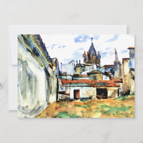 Evora Portugal _ Fine art painting Card