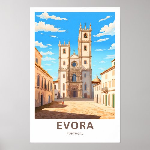 Evora Portugal Travel Print