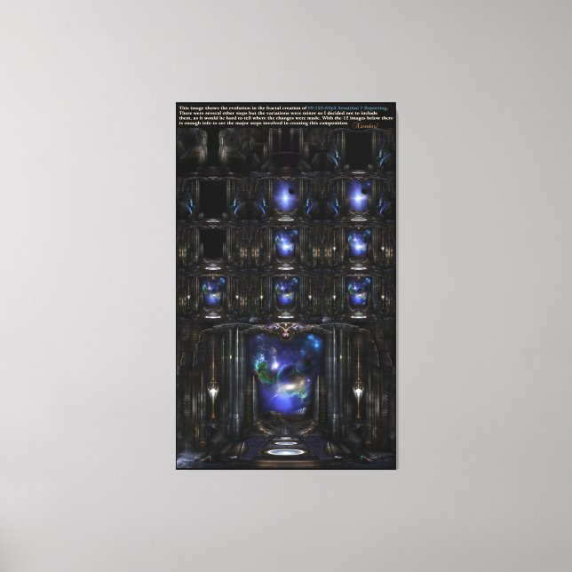 Evoulution Of 89-123-A9p2 A7R Canvas Print (Front)