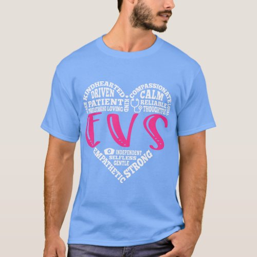 EVS Nurse Love Nursing Students CNA RN Life Nurse  T_Shirt