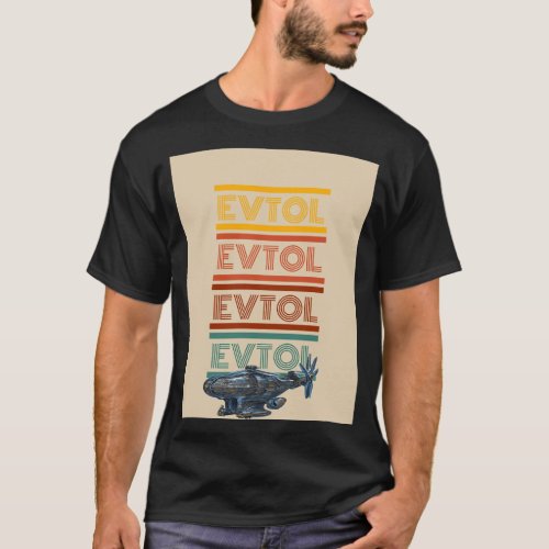 EVTOL Colors for AAAM UAM VTOL T_Shirt