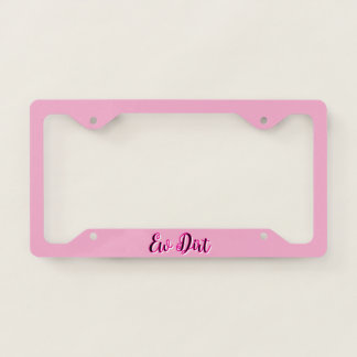 Ew Dirt License Plate Frame