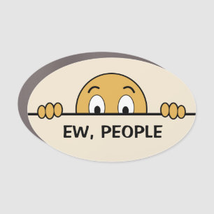 Ew People Car Magnet