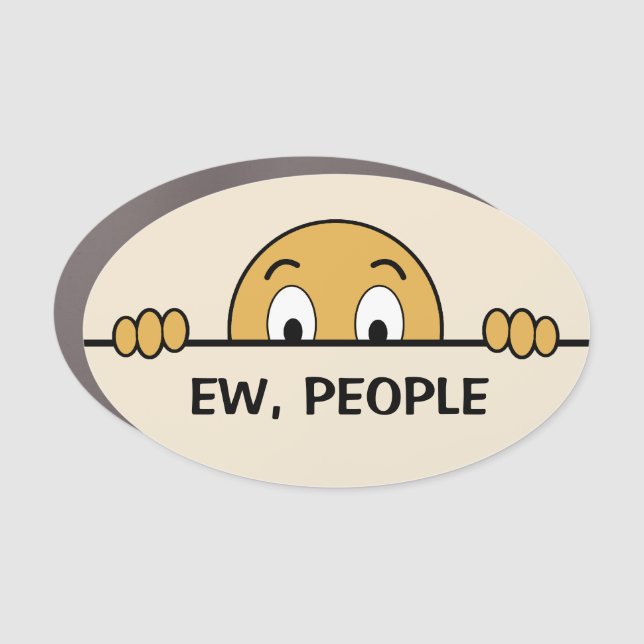 Ew People Car Magnet (Front)
