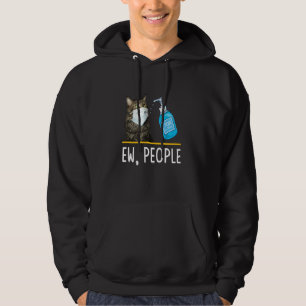 Ew People Cat Face Mask Cute Pet Cats   Cat Mom Hoodie
