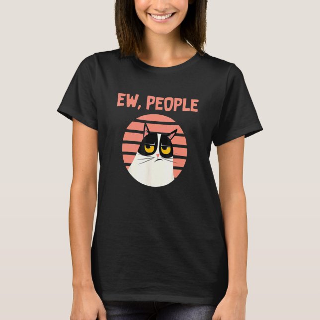 Ew People  Cat T-Shirt (Front)