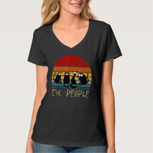 Ew People Cat Vintag T_Shirt