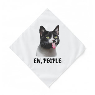 Ew People cute cat meme Bandana