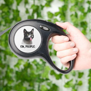 Ew People cute cat meme Retractable Pet Leash