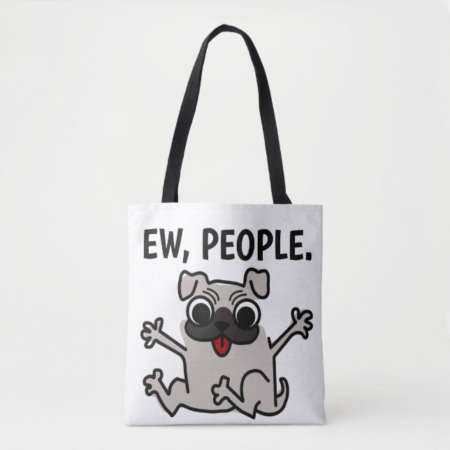 EW, PEOPLE DOG TOTE BAG (Front)