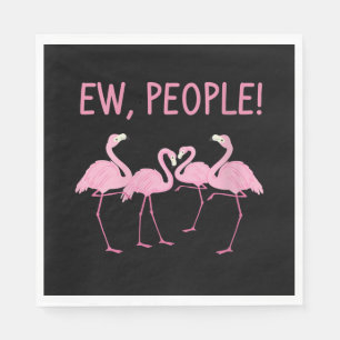 Ew People Flamingo Social Distancing Tropical Napkins