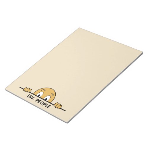 Ew People Funny Brown Notepad