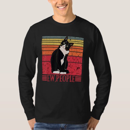 Ew People Funny Cat Lover For Women Men Funny Cat  T_Shirt