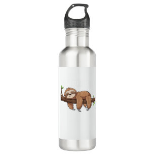 Ew People Sloth T-Shirt Stainless Steel Water Bottle