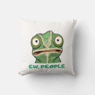 Ew People Throw Pillow