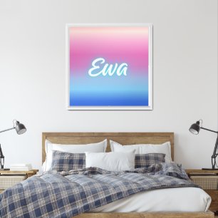 Ewa – Classic Graceful Name Concept Framed Art