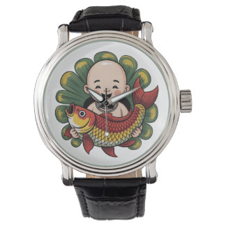 eWatch Watch | Cute Boy with Lucky Koi