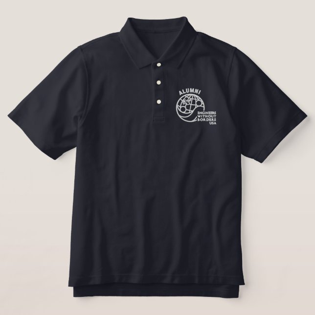 EWB-USA Alumni Polo (Navy) (Design Front)