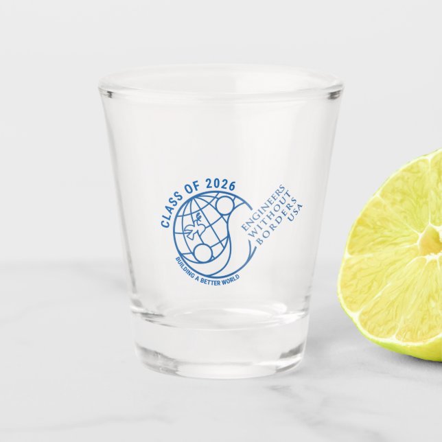 EWB-USA Class of 2026 Shot Glass  (Front)