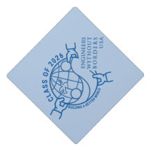 EWB-USA Class of 26 Graduation Hat Topper Sky Blue