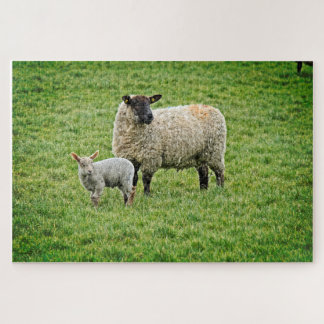 Ewe and Lamb Jigsaw Puzzle