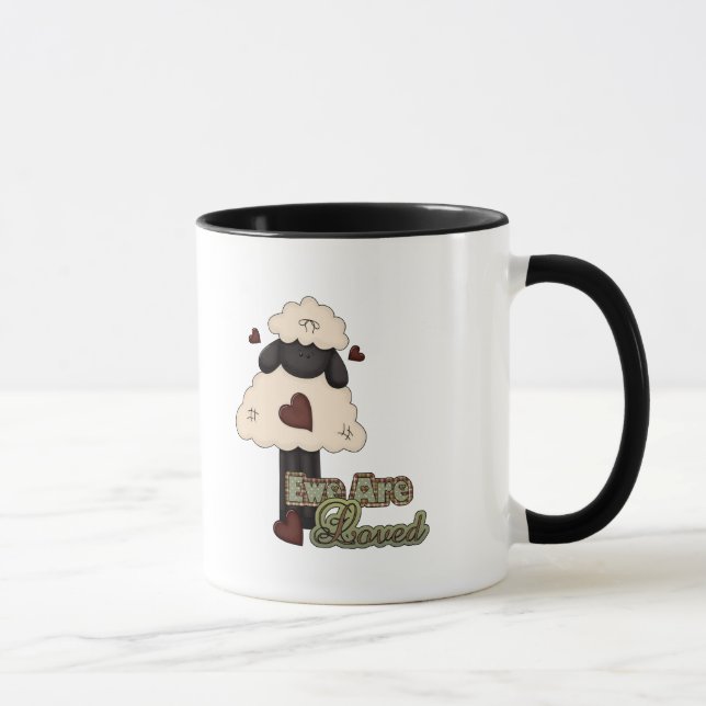 ewe are loved valentine sheep mug (Right)