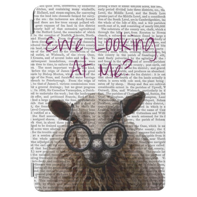 Ewe Looking at Me DeNiro Sheep 2 iPad Air Cover (Front)