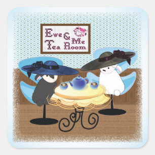 Ewe & Me Tea Room Sticker