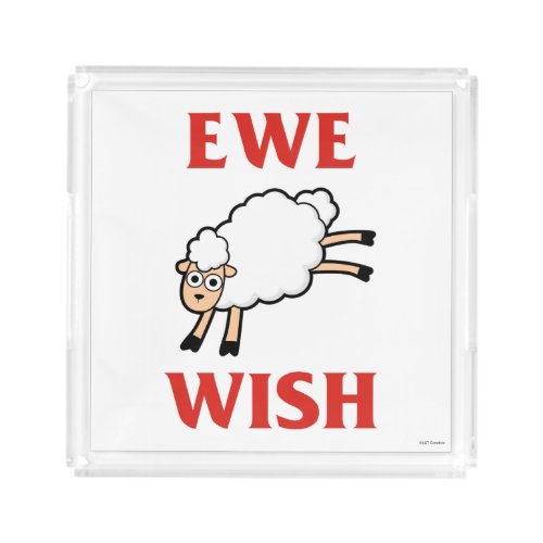Ewe Wish Acrylic Tray