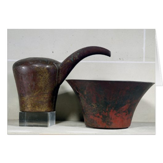 Ewer and basin (copper) cards (Front Horizontal)