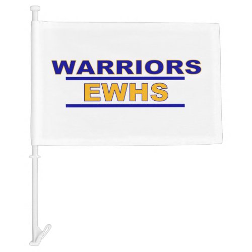 EWHS White Car Flag