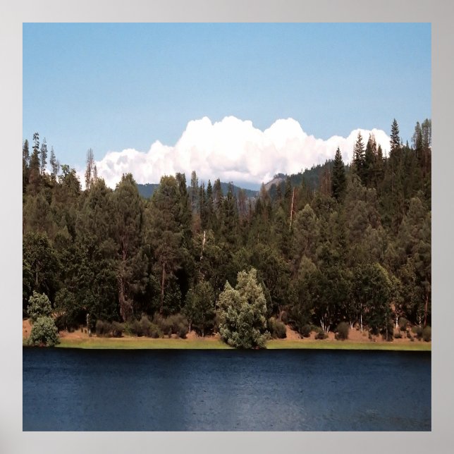 Ewing Reservoir in Spring....... Poster (Front)