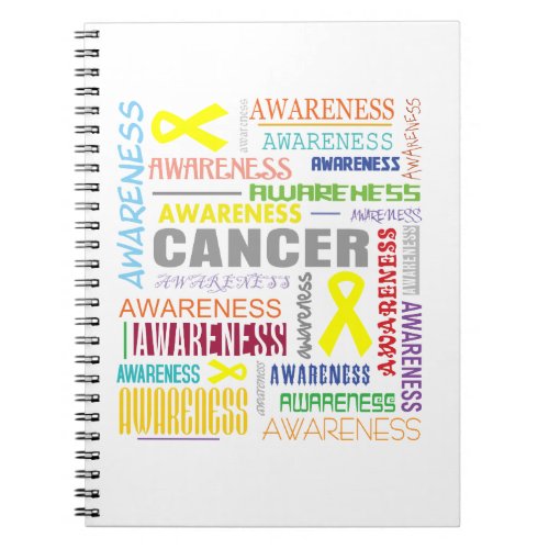 Ewings Sarcoma Awareness Collage Notebook