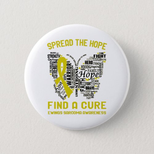 Ewings Sarcoma Awareness Month Ribbon Gifts Button