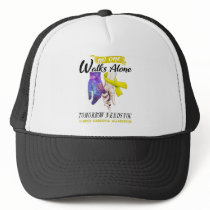 Ewings Sarcoma Awareness Ribbon Support Gifts Trucker Hat