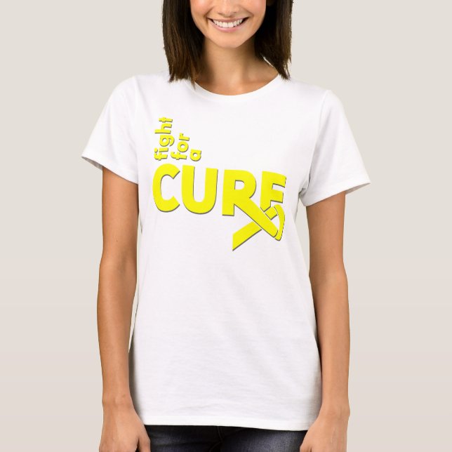 Ewings Sarcoma Fight For A Cure T-Shirt (Front)