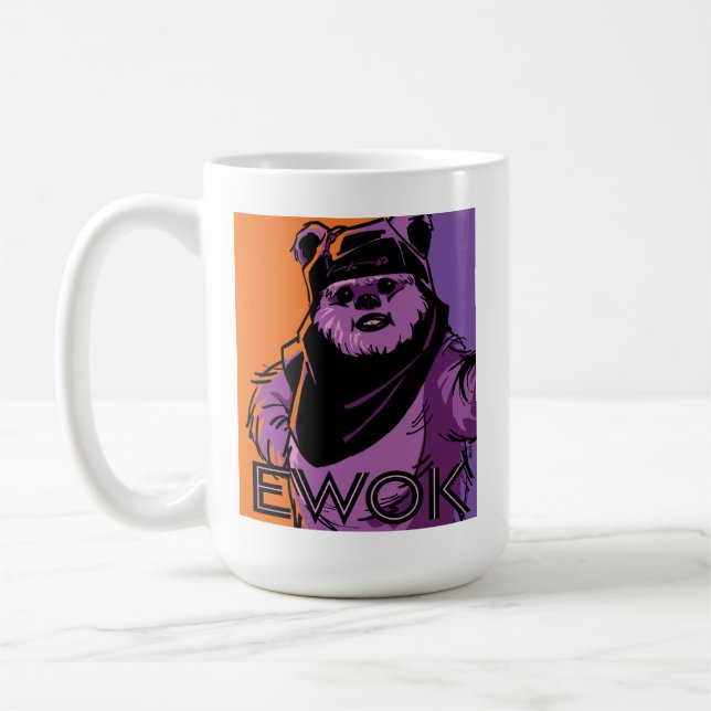 Ewok Two-Tone Portrait Coffee Mug (Left)