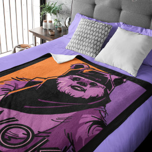 Ewok Two-Tone Portrait Fleece Blanket