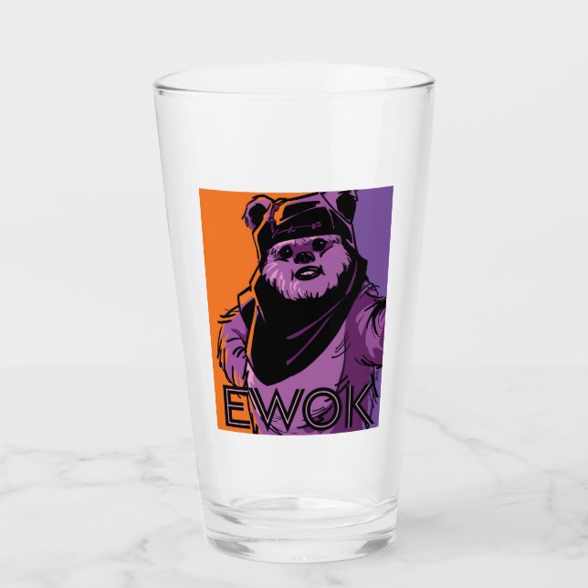 Ewok Two-Tone Portrait Glass (Front)