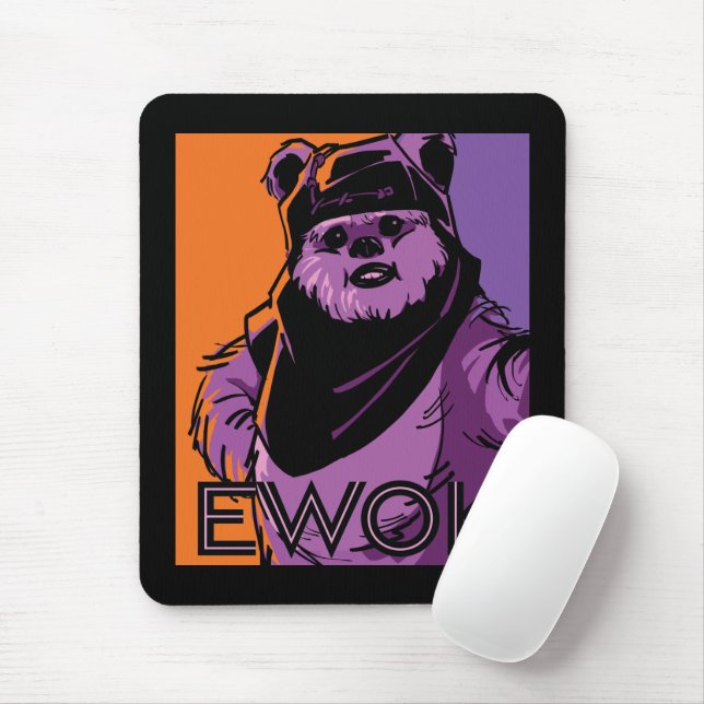 Ewok Two-Tone Portrait Mouse Pad (With Mouse)
