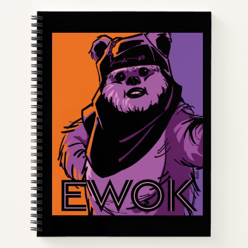 Ewok Two_Tone Portrait Notebook