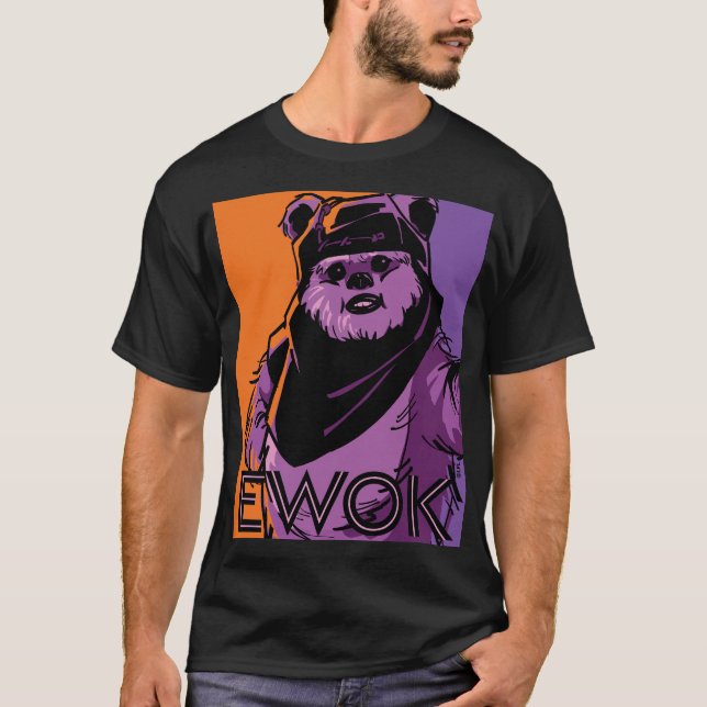 Ewok Two-Tone Portrait T-Shirt (Front)